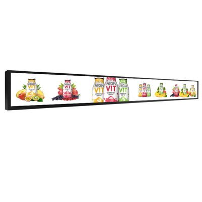 Narrow Stretched Bar Lcd Display WIFI BT LAN Tft  Screen Advertising Display 23.1 Inch